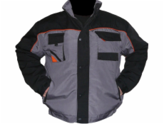 NoName Profesionální zateplená bunda 52, šedá a černá