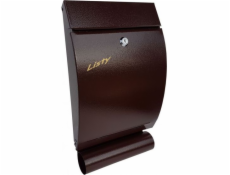 NoName A4WT hnědá poštovní schránka (SKL A4WT 137)