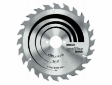 Bosch Pilový kotouč na dřevo Optiline 184x30mm 24 zubů 2608640610