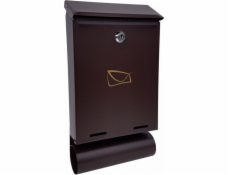 NoName Poštovní schránka York s tubou, hnědá, C5 (SKL YORT 468)