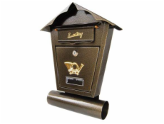NoName Starožitná zlatá poštovní schránka s tubusem SD1T