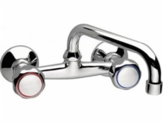 Red Blue Basic Nástěnná umyvadlová baterie Standard, chrom (C020103004)