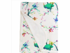 BabyMatex Oboustranná bambusová deka 75x100 bambus krémová