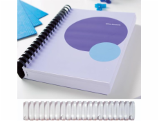 Fellowes Plastové oválné páteřní lišty 38 mm bílé, 50 ks (5349402)