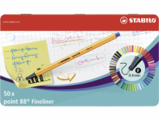 Stabilo STABILO POINT 88 FINELINER 50 KS, PEVNÉ BALENÍ