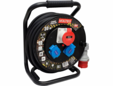 Volteo Prodlužovací kabel pro vysoké zatížení 20 m H07RN-F 5*1,5 mm 2x16A, 1x16A/5p