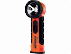 MacTronic Ruční úhlová svítilna Flashlight, Mactronic M-FIRE AG, 323 lm, na baterie (4x AA), sada (baterie, kovový klip, plastový klip), oranžová, krabička