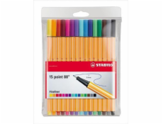 Stabilo Point Fineliners 15 barev