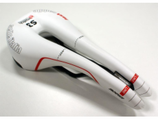 Selle Italia Sedlo SELLE ITALIA NOVUS SUPERFLOW ENDURANCE MANGANESE (shoda - S3) manganová trubice 7, bílá, testovací sada SIT-0000000000153 (NOVINKA)