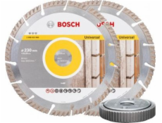 Bosch Diamantový kotouč 2 kusy 230 mm + univerzální SDS-matice 230 mm (06159975H5)