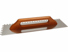 EPM Nerezová zednická lžíce s dřevěnou rukojetí 130x480 mm, zub 8 (E-313-8483)