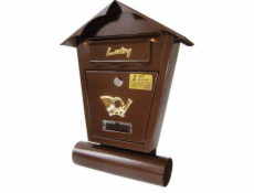 NoName Hnědá poštovní schránka s tubou SD1T