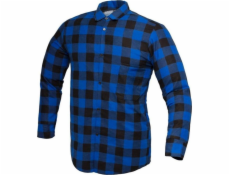 Unimet MODRÁ FLANELOVÁ KOŠILE POLSKÁ VELIKOST XXL