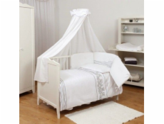 BabyMatex Sada 3 v 1 Ložní prádlo 100x135 plus mantinel do postýlky.