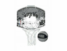 Wilson NBA Team San Antonio Spurs Mini Hoop WTBA1302SAN šedá Jedna velikost