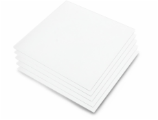 3DM Group Matné saténové plexisklo - bílé - 3mm - 200x200mm - 5ks.