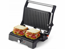 LTC Elektrický gril a toustovač 1500W, otevírání 180°*, nerezová ocel