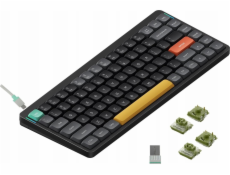 NoName Nuphy - Air75 V2 Bezdrátová mechanická klávesnice - Bezdrátová tenká mechanická klávesnice Basalt Black Mech