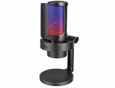 Fifine Herní studiový kondenzátorový mikrofon A8 AMPLIGAME USB RGB PnP