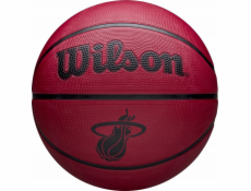 Wilson Míč NBA Team Tribute Solid Miami Heat WZ4025416XB Red 5