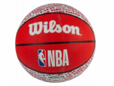 Wilson NBA City Paris Mini míč WZ4033001XB červený 3
