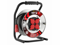 Kerg Prodlužovací kabel W2381 na cívce 30 m 31,5 mm2 H05RR-F 250 V černý