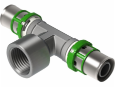 Comap Lisovaný T-kus MultiSkin s vnitřním závitem, mosaz/cínovaný, 26x3/4x26