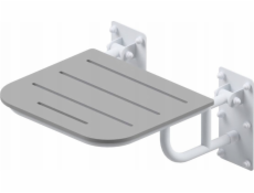 Basic Sprchová židle s podpěrami, bílá