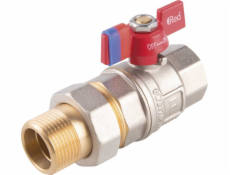 Ferro Kulový kohout F-Power Pro s vnitřním a vnějším závitem a motýlkem, se šroubovacím připojením 1