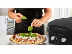 LTC Mini elektrická trouba, toustovač na pizzu kulatý 30 cm. 2000 W