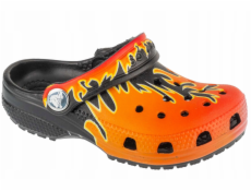 Crocs Dětské dřeváky Classic Flame 211214-0C4 Černé 23/24