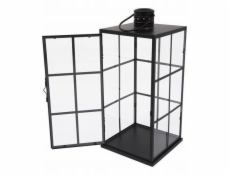 ProGarden Kovová lucerna na svíčku, 14,5 x 14,5 x 39 cm