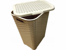 Katex Koš na prádlo.RATAN 60l-béžový 435x337x602 mm