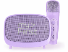 My First myFirst Voice 2 - karaoke sada pro děti - mikrofon a bezdrátový reproduktor s efekty úpravy zvuku (fialová)