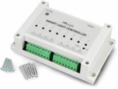 MILESIGHT Inteligentní ovladač osvětlení WS558 Switch s technologií LoraWan, 8 pasivních výstupů, maximální celkové zatížení 40 A nebo 10 A na výstup pro Smartcity a Smartbuilding