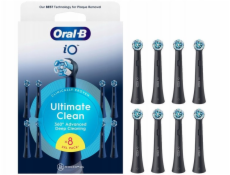 Oral-B Vyměnitelné hlavice zubního kartáčku | iO UltimateClean | Hlavice | Pro dospělé | Počet hlavic kartáčku 8 | Černá
