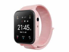 Małpiszon Chytré hodinky CANYON Alfie KW-37 pro děti, MP3, učení a hraní, růžové