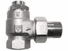 Herz Zpětný ventil RL-1-E - 1/2 úhlový