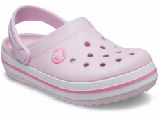 Crocs Dřeváky Crocband Clog K 207006-6GD růžové 34/35
