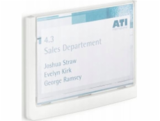 Durable Odolná informační deska 149x105,5 mm ODOLNÁ ZÁKLADNÍ CEDULE 486102 bílá vyrobena z vysoce kvalitního plastu