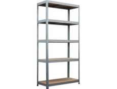 UN KOVOVÁ POLICE STR120ND 180*75*30CM, POZINKOVANÁ (1 KS)