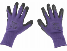 Geko Ochranné rukavice s povlakem velikost 10 – fialové (12/240)