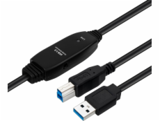 MicroConnect Kabel USB USB-A - USB-B 7 m černý (aktivní USB 3.2 Gen 1 AB 7 m)