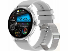 Rubicon Chytré hodinky SmartWatch Rubicon RNCF35 stříbrné, upozornění na hovory, BT Call.