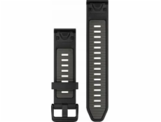 Garmin Garmin QuickFit-Armband 20 mm Schwarz/Kieselgrau silikon