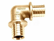 Rehau Koleno 90° 50 - 50 RAUTITAN LX mosaz