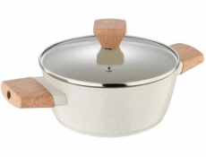 Bergner MRAMOROVÝ KVĚTINCE 20CM S VÍČKEM BG-34745 NATURALLY