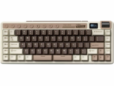 Royal Kludge Herní klávesnice RK M70 Mocha Gray, krémová, s přepínači