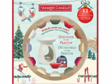 Yankee Candle Apres Ski Set: Hořák + 12 voskových tavenin