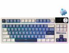 Royal Kludge Herní klávesnice RK S85 Horizon Blue s cloudovým přepínačem